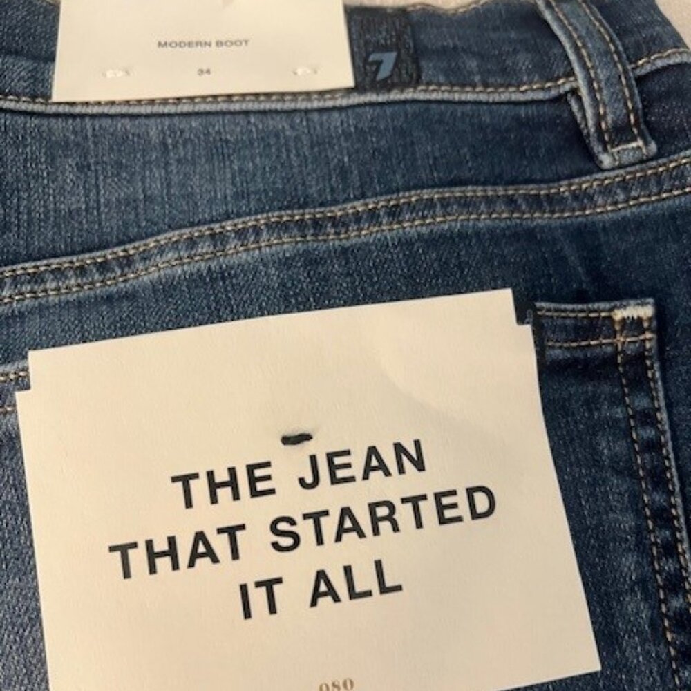 NWT 7 For All Mankind Modern Boot Jeans - Picture 4 of 8
